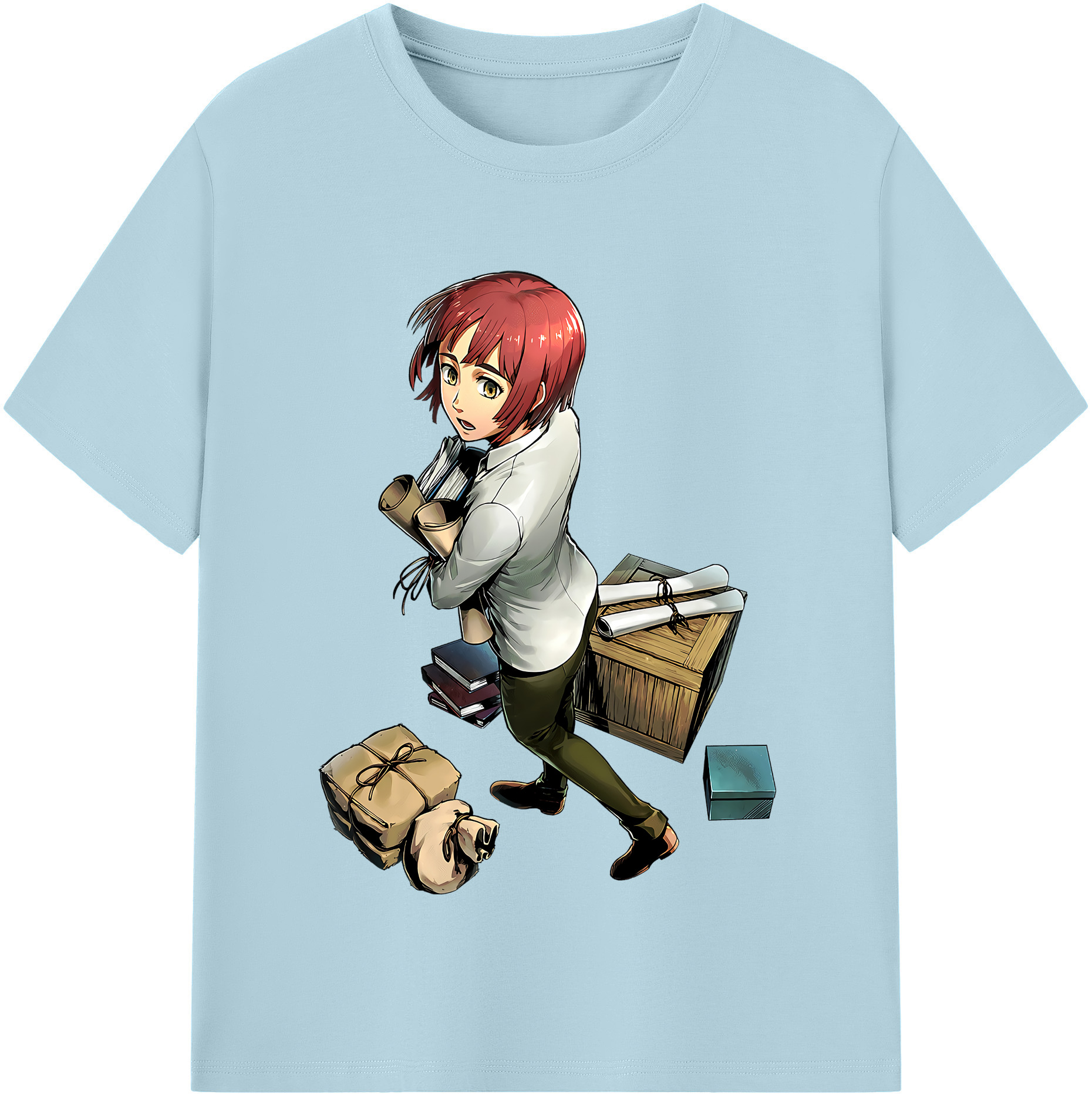 （画像用） 進撃の巨人 Attack on Titan 綿100％半袖Tシャツ（フロントプリント）